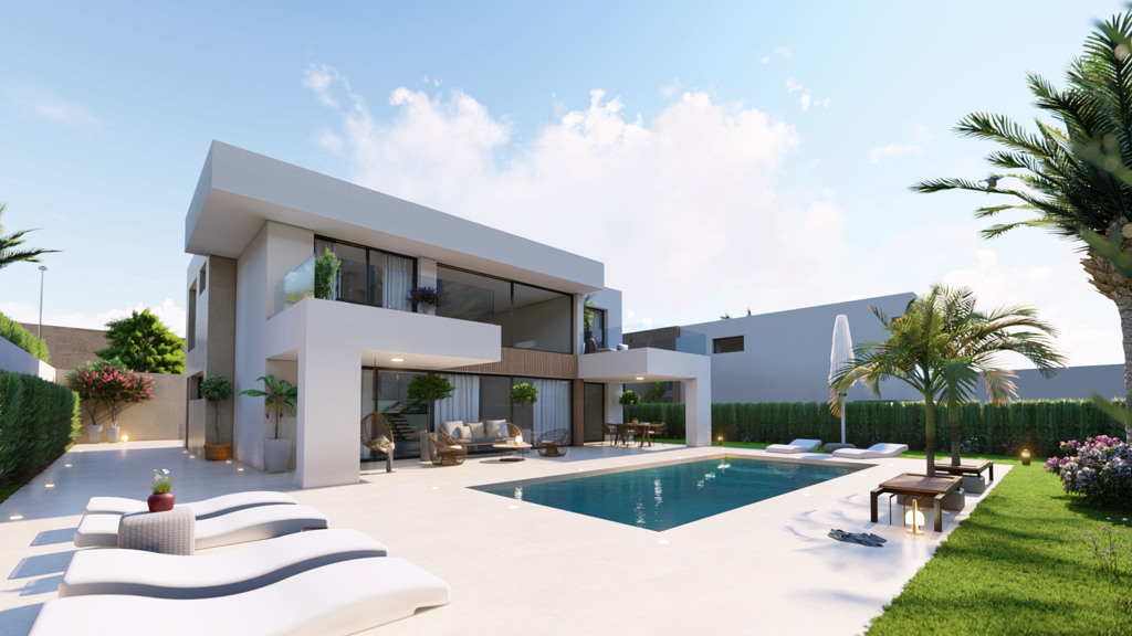 Huvila Malaga, Espanja 4 makuuhuonetta, 215 m2 No. 100732