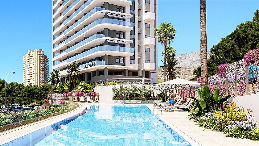 Dzīvoklis Benidorm, Alicante, Spānijā 2 istabas, 75 m2 Nr. 103406