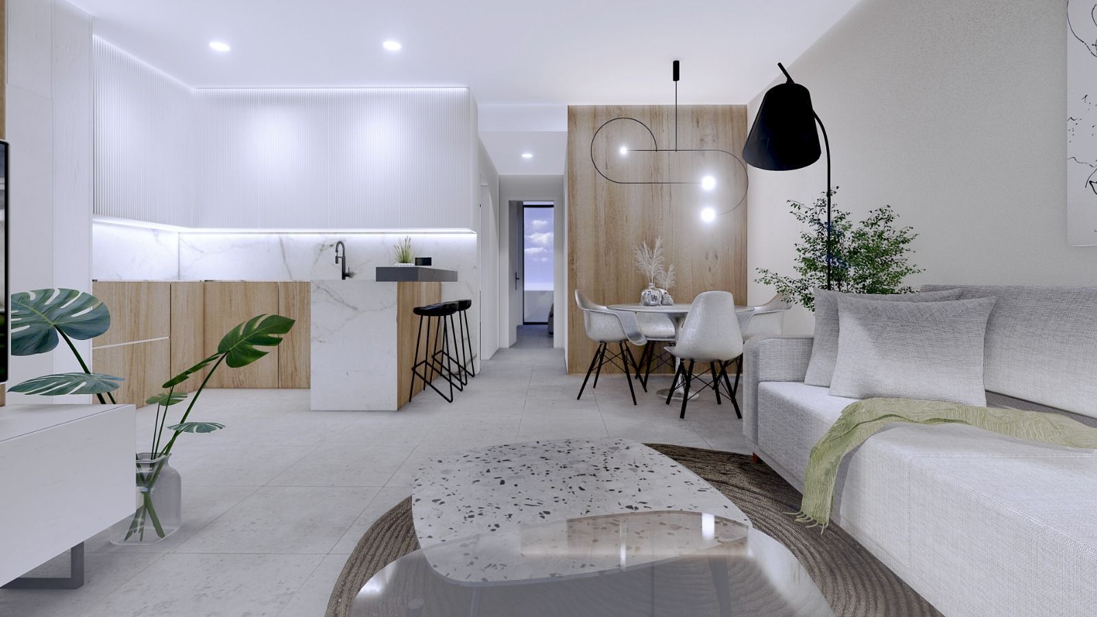 Bungalow w San Pedro del Pinatar, Murcia, Hiszpania 2 sypialnie, 65 mkw. nr 95349
