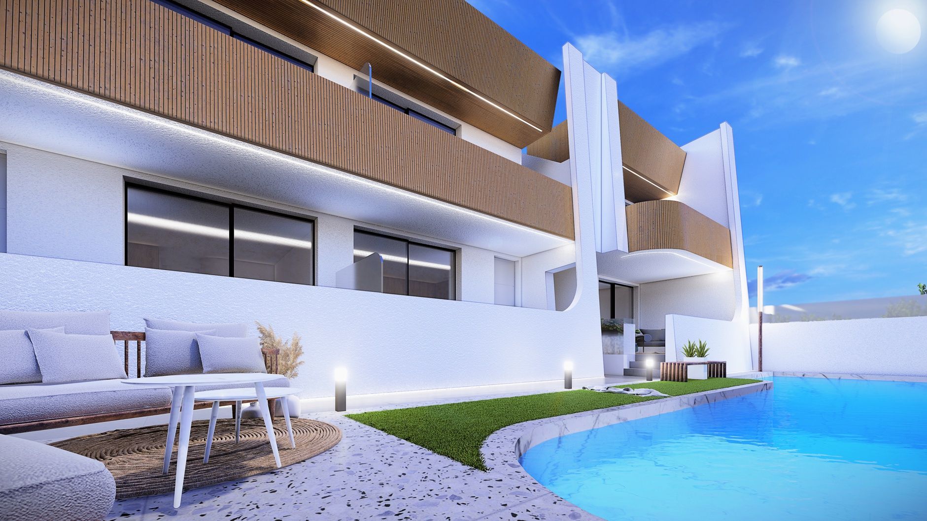 Bungalow w San Pedro del Pinatar, Murcia, Hiszpania 2 sypialnie, 65 mkw. nr 95349