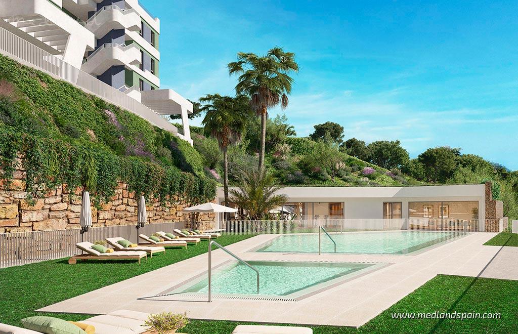 Wohnung in Mijas Costa, Malaga, Spanien 2 Schlafzimmer, 116 m2 Nr. 52932