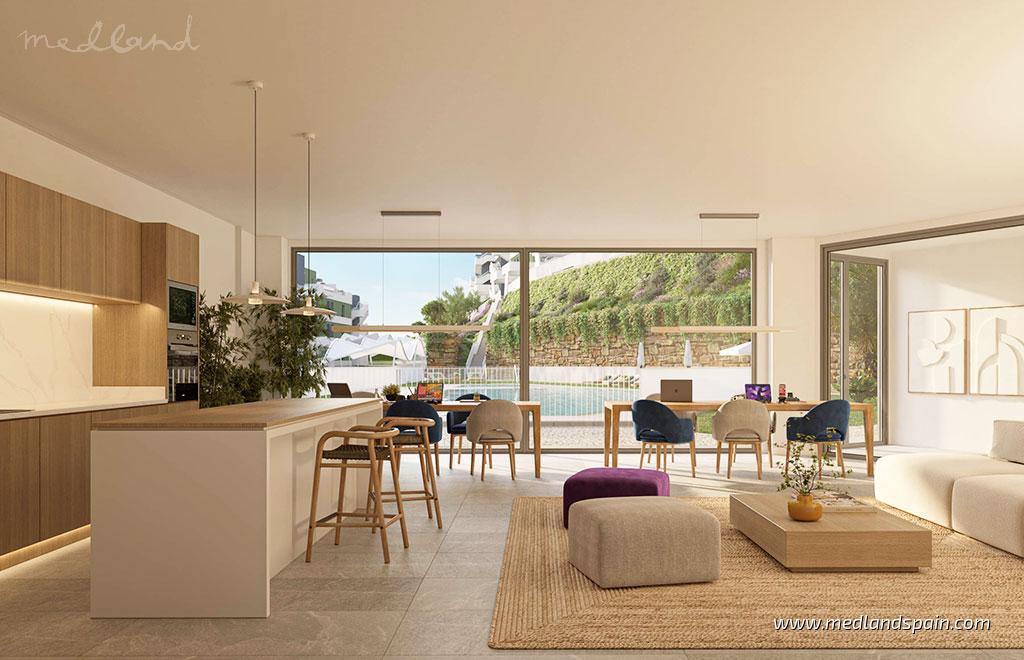 Wohnung in Mijas Costa, Malaga, Spanien 2 Schlafzimmer, 116 m2 Nr. 52932