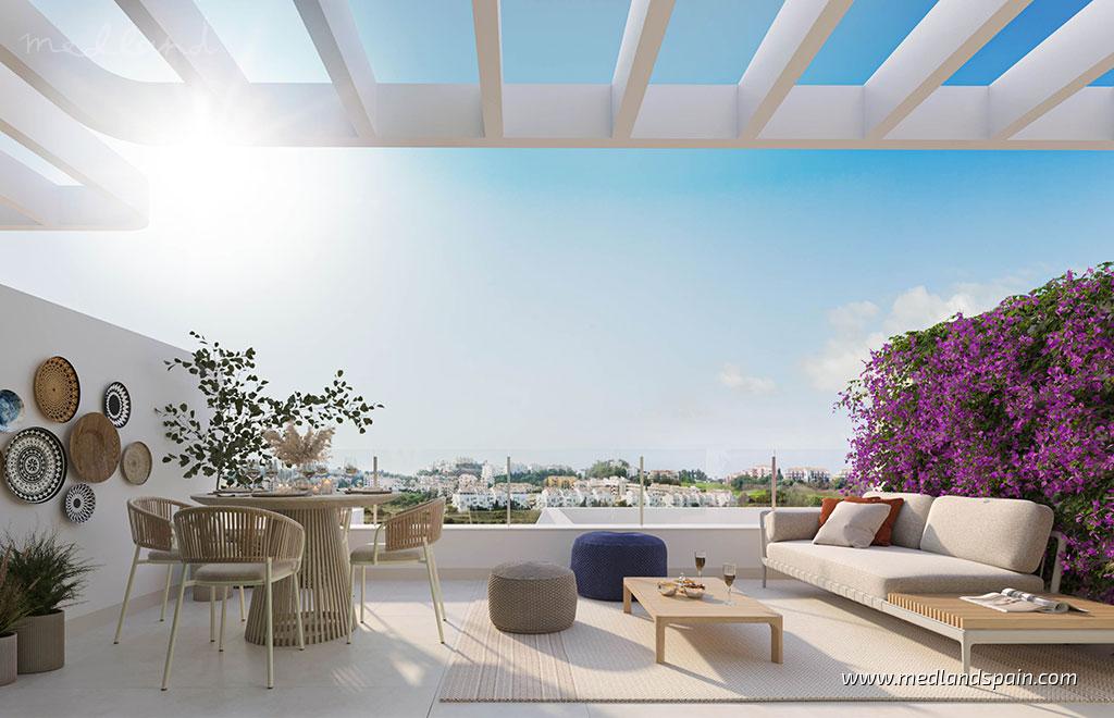 Wohnung in Mijas Costa, Malaga, Spanien 2 Schlafzimmer, 116 m2 Nr. 52932