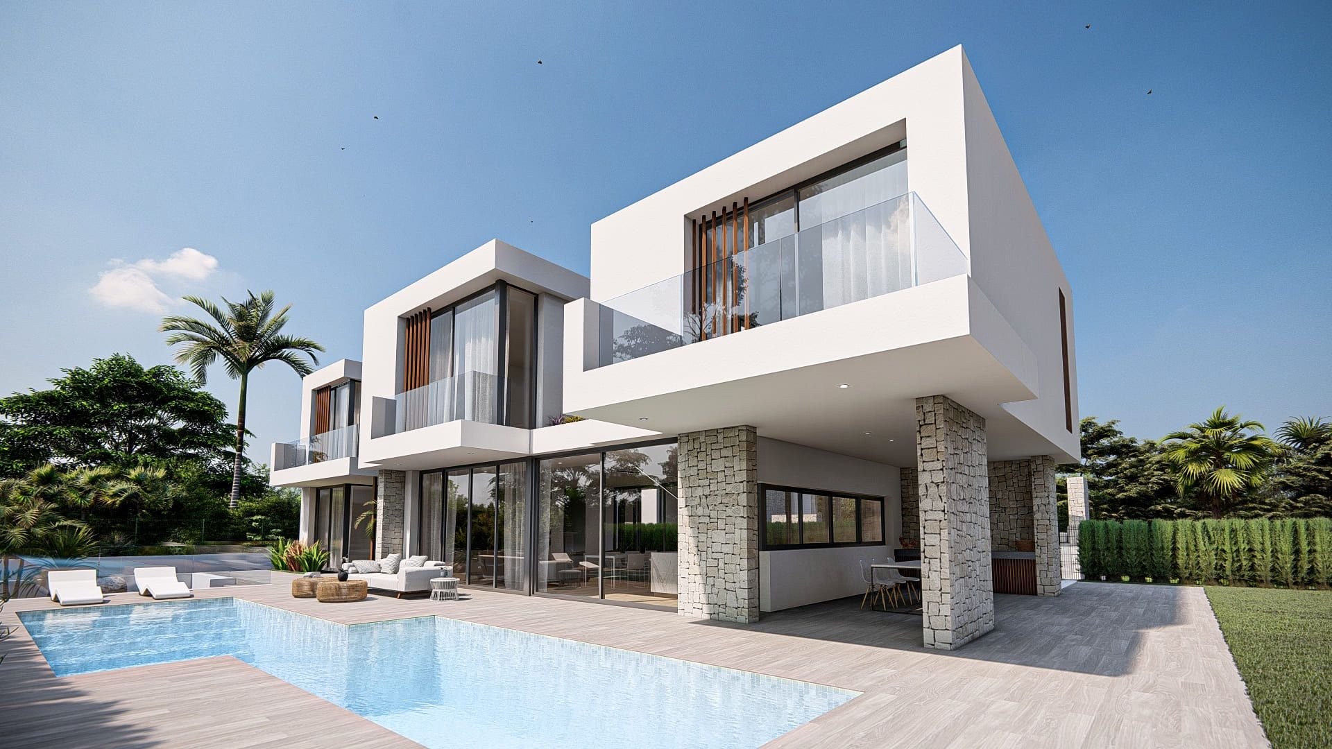 Villa i L'Albir, Alicante, Spanien 4 sovrum, 481 kvm. Nr. 95441