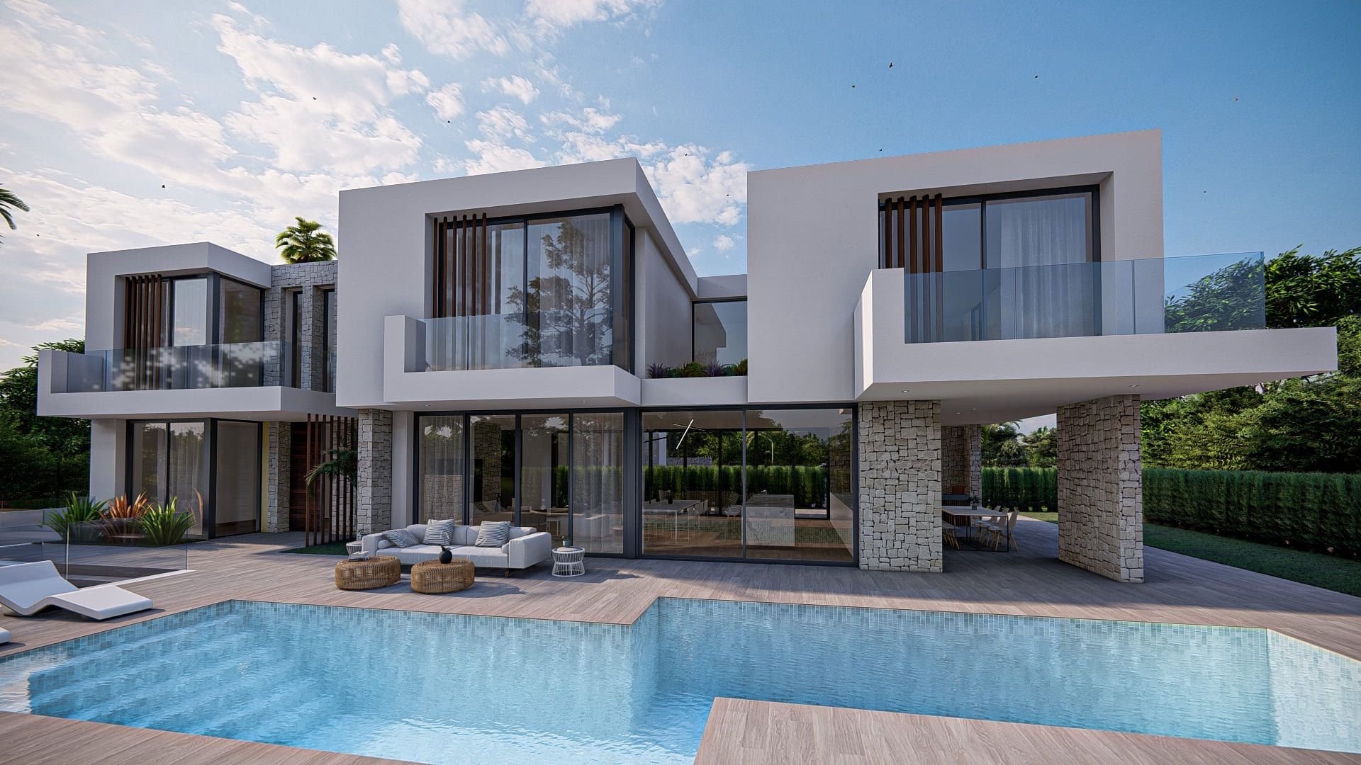 Villa i L'Albir, Alicante, Spanien 4 sovrum, 481 kvm. Nr. 95441
