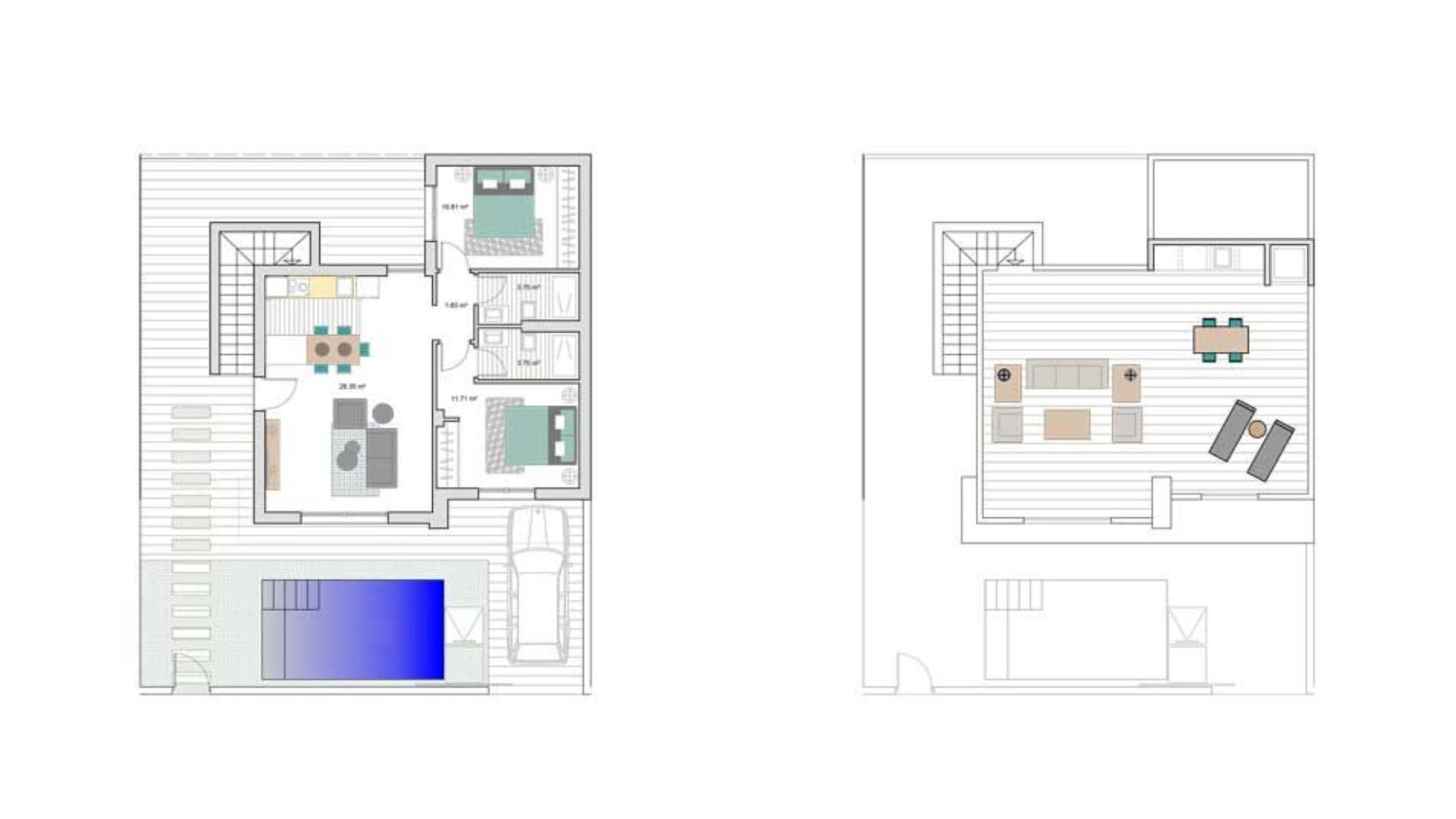 Villa La Pinada Nature Resort, Murcia, Spānijā 2 istabas, 75.54 m2 Nr. 88912