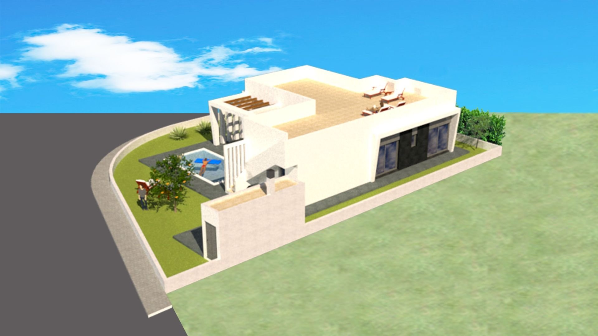 Hus i Polop, Alicante, Spanien 3 sovrum, 150 kvm. Nr. 95679