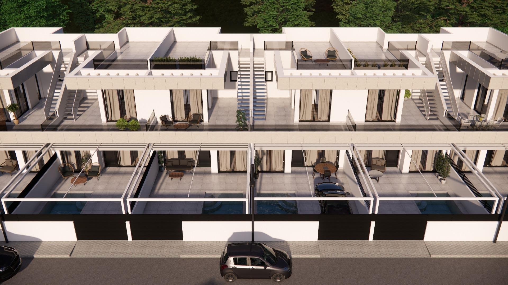 Radhus i Rojales, Alicante, Spanien 3 sovrum, 113 kvm. Nr. 102317