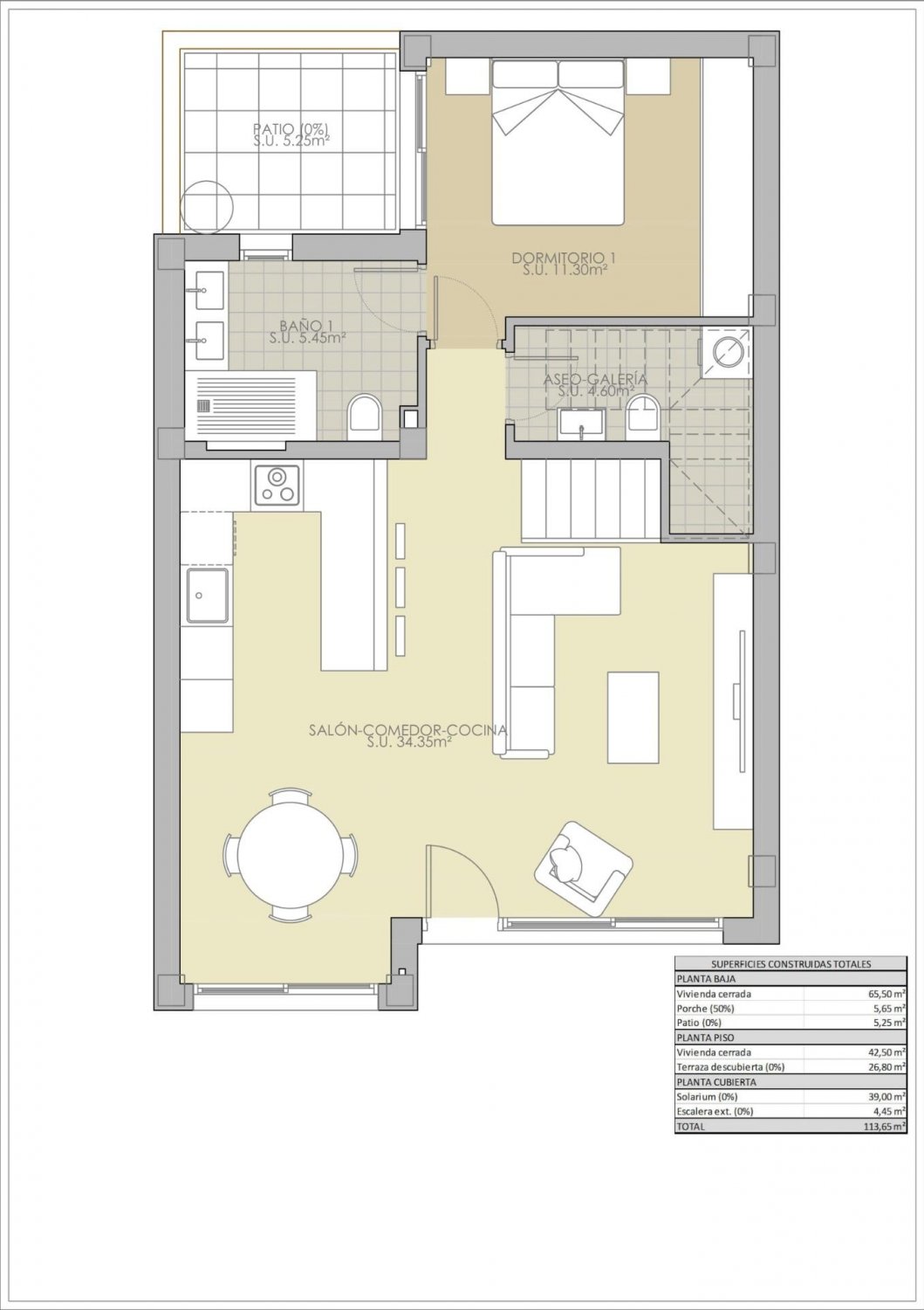 Radhus i Rojales, Alicante, Spanien 3 sovrum, 113 kvm. Nr. 102317