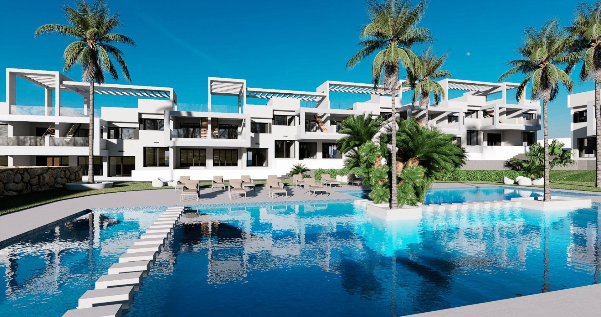 Bungalowi Finestrat, Alicante, Espanja 3 makuuhuonetta, 139 m2 No. 95483