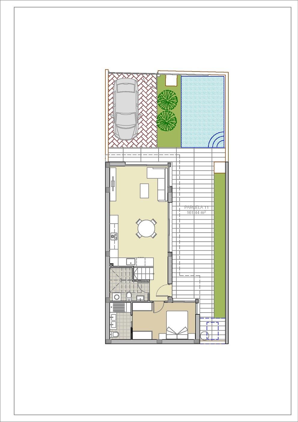Villa Los Montesinos, Alicante, Spānijā 3 istabas, 90 m2 Nr. 111373
