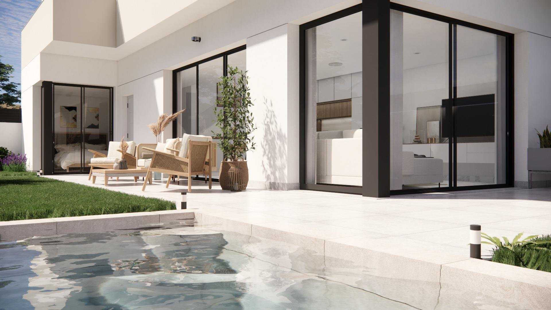 Villa Los Montesinos, Alicante, Spānijā 3 istabas, 90 m2 Nr. 111373