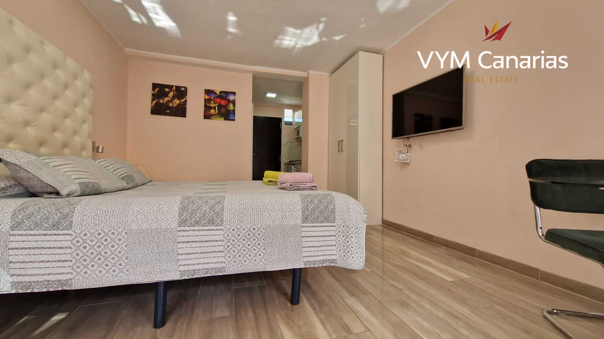 Apartamento en Playa de las Américas, Tenerife, España 1 habitación, 33 m2 No. 91697