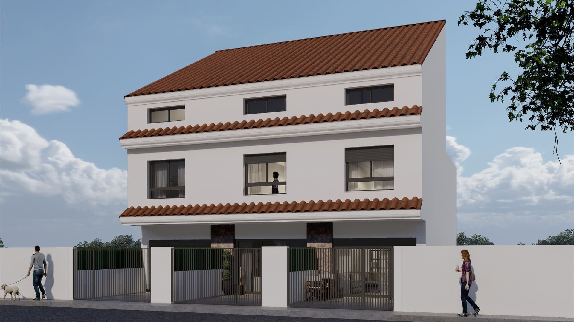 Radhus i Residencial Almirante, San Pedro del Pinatar, Murcia, Spanien 3 sovrum, 114.6 kvm. Nr. 90831