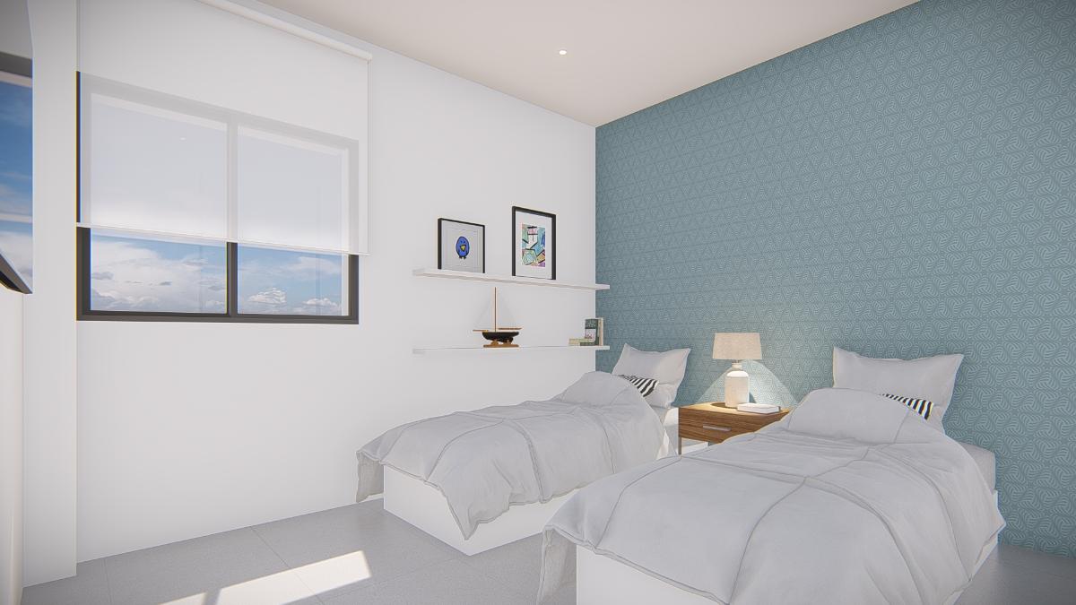 Lägenhet i Villajoyosa, Alicante, Spanien 2 sovrum, 63 kvm. Nr. 84275