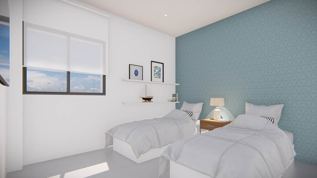 Lägenhet i Villajoyosa, Alicante, Spanien 2 sovrum, 63 kvm. Nr. 84275