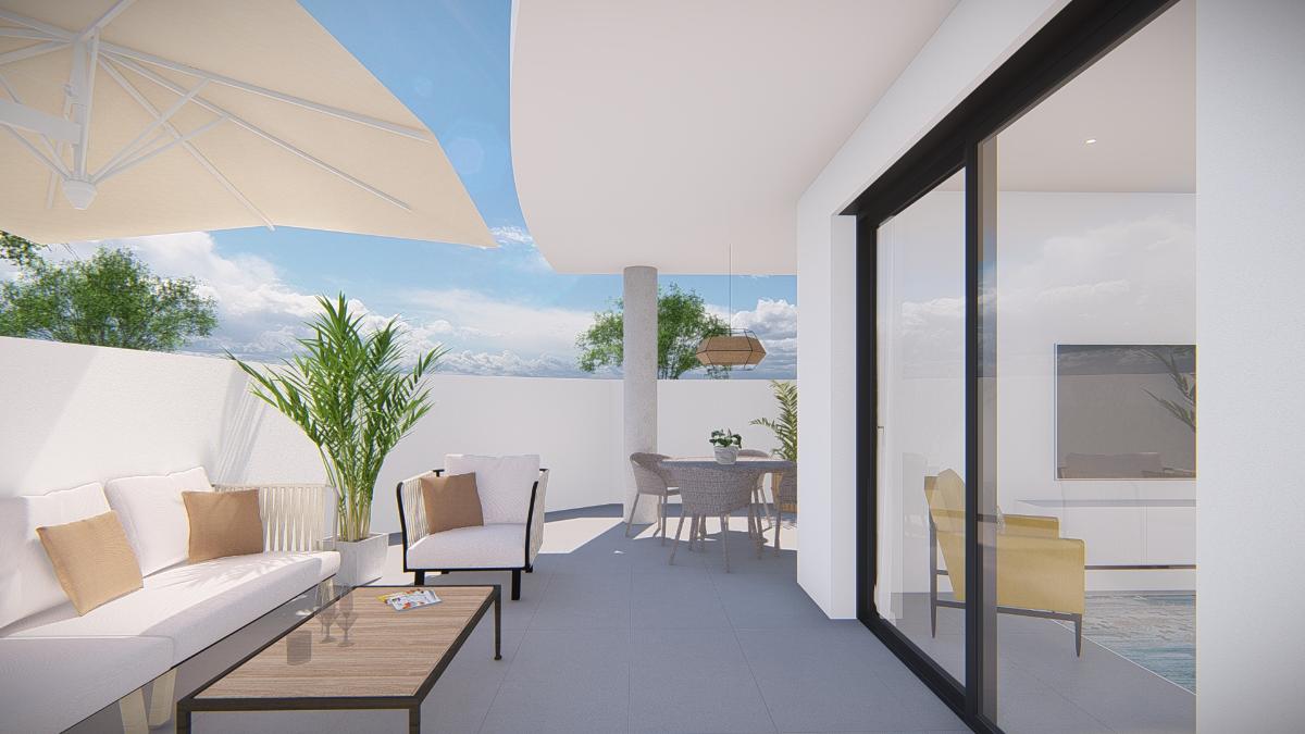 Lägenhet i Villajoyosa, Alicante, Spanien 2 sovrum, 63 kvm. Nr. 84275