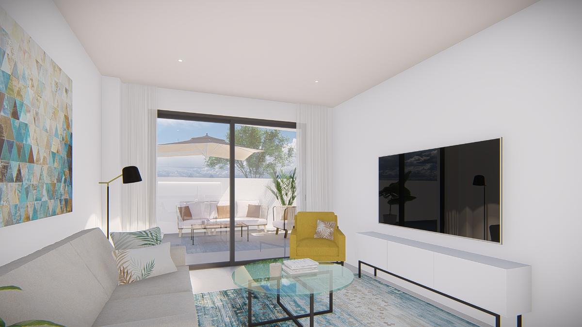 Lägenhet i Villajoyosa, Alicante, Spanien 2 sovrum, 63 kvm. Nr. 84275