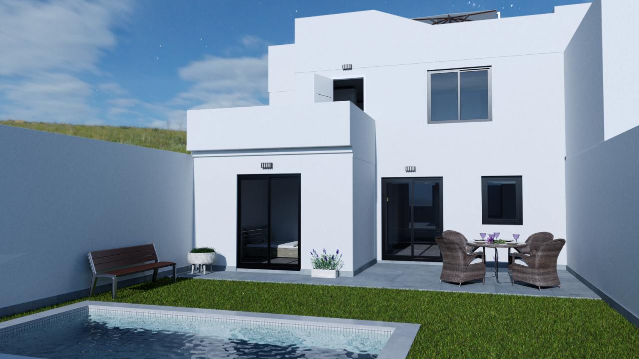 Villa i RESIDENCIAL BELLÓN, Murcia, Spanien 4 sovrum, 135.6 kvm. Nr. 97693