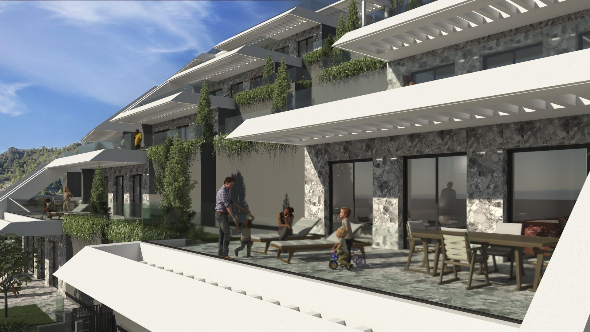 Lägenhet i Finestrat, Alicante, Spanien 2 sovrum, 72 kvm. Nr. 103416