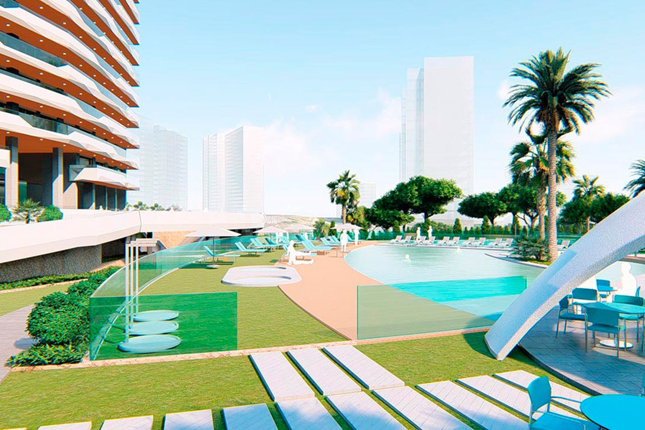 Huoneisto Benidorm, Alicante, Espanja 2 makuuhuonetta, 70 m2 No. 101642