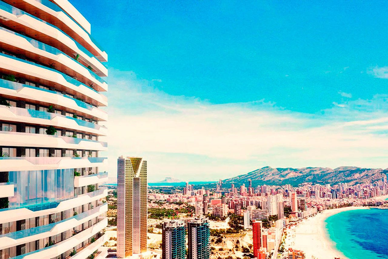 Huoneisto Benidorm, Alicante, Espanja 2 makuuhuonetta, 70 m2 No. 101642