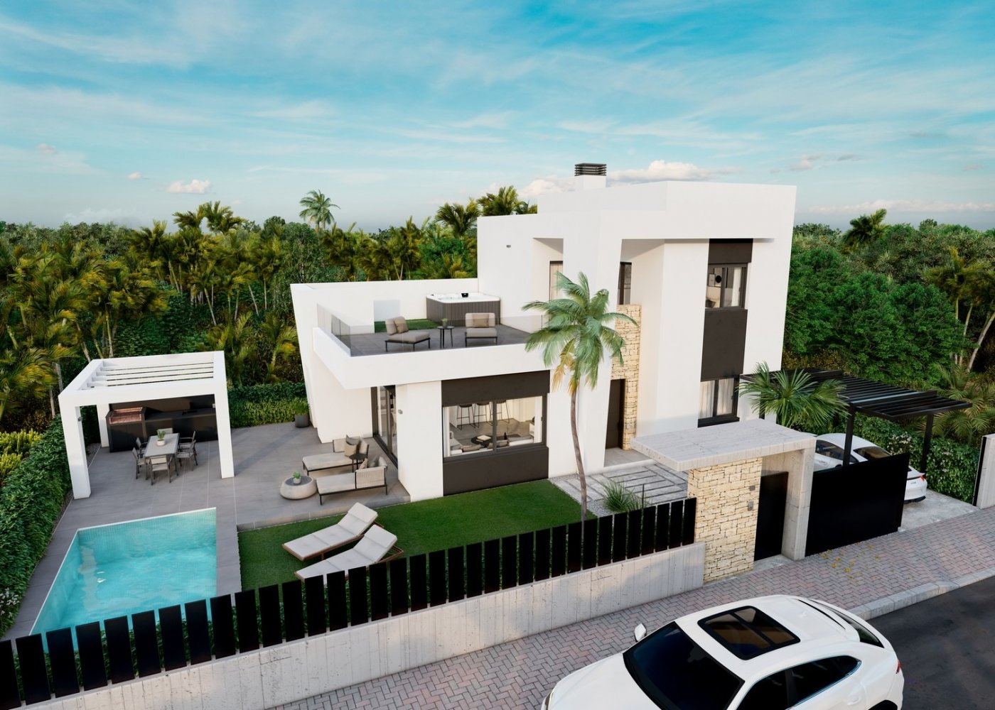 Huvila Alicante, Espanja 3 makuuhuonetta, 200 m2 No. 103659