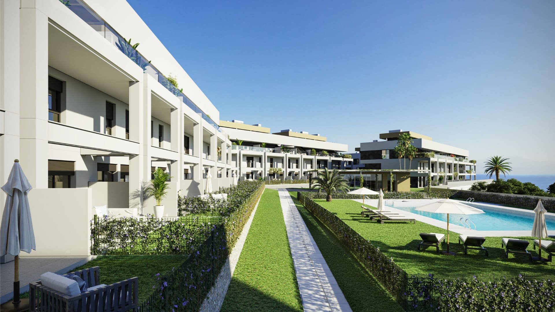 Dvīņu māja Symphony Suites II, Cancelada, Malaga, Spānijā 3 istabas, 93 m2 Nr. 93755