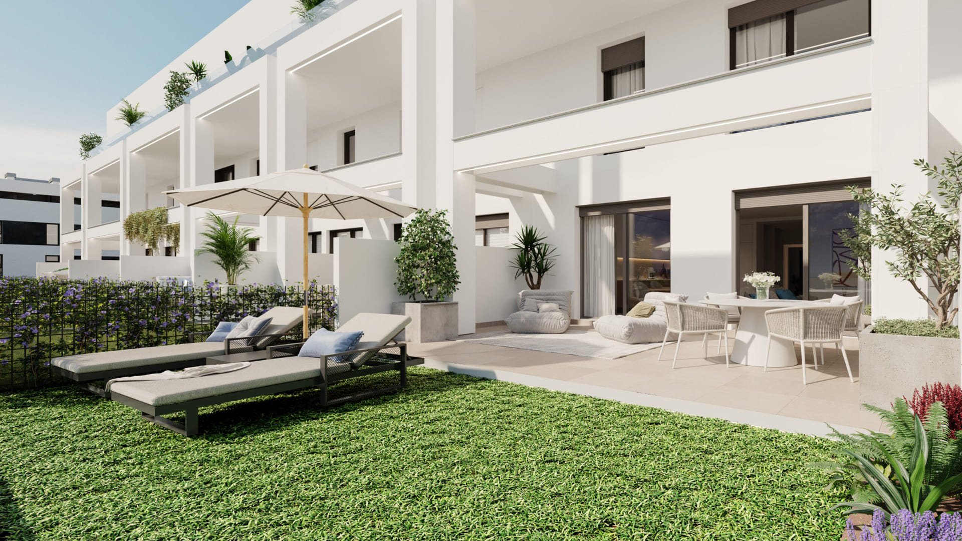 Dvīņu māja Symphony Suites II, Cancelada, Malaga, Spānijā 3 istabas, 93 m2 Nr. 93755