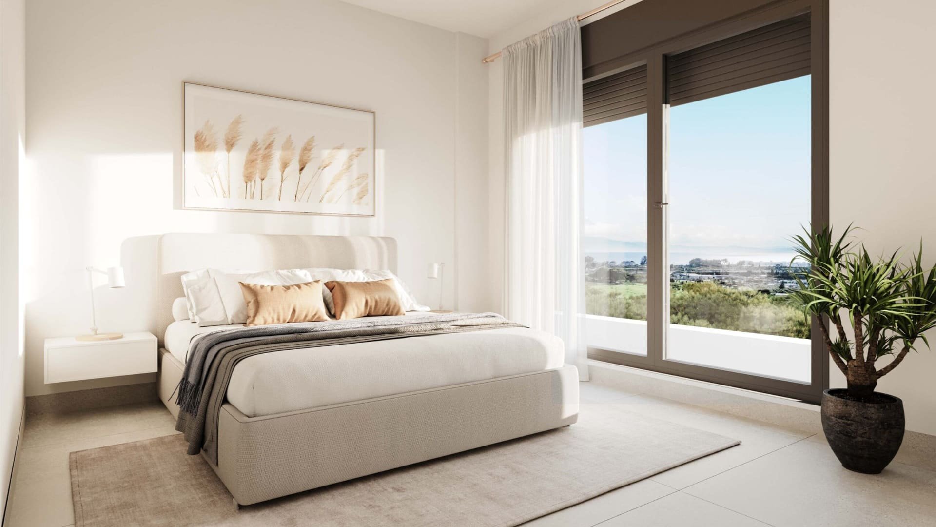 Dvīņu māja Symphony Suites II, Cancelada, Malaga, Spānijā 3 istabas, 93 m2 Nr. 93755
