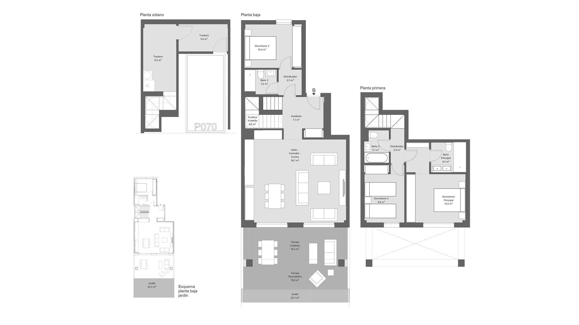Дуплекс в Symphony Suites II, Канселада, Малага, Испания 3 спальни, 98м2 №93756