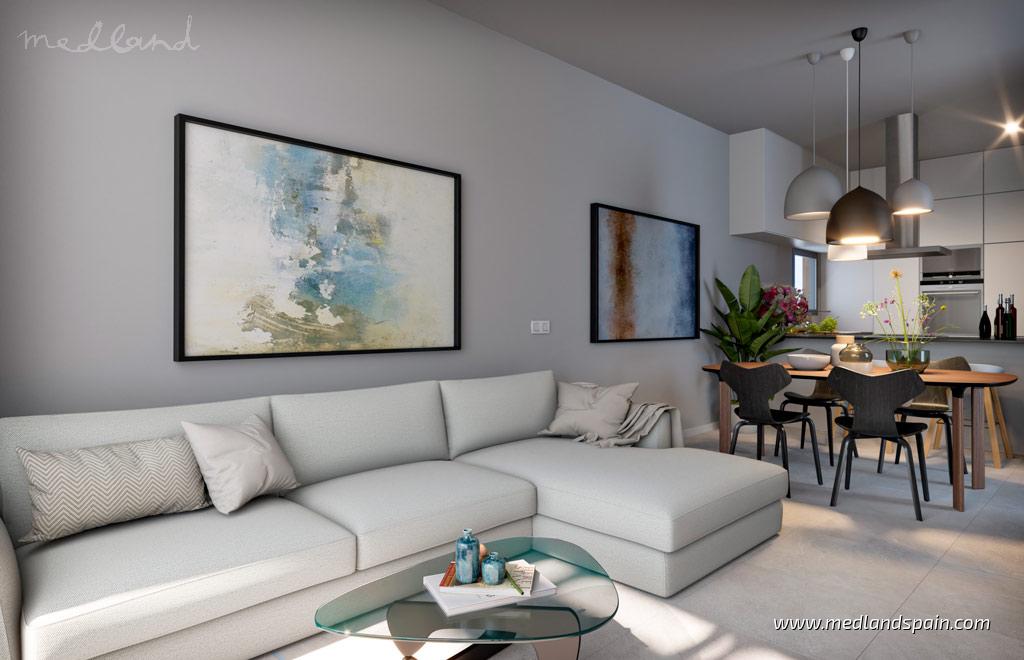 Appartamento a Finestrat, Alicante, Spagna 3 camere da letto, 103 mq. N° 108607