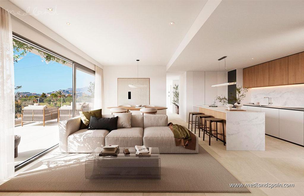 Dzīvoklis Mijas Costa, Malaga, Spānijā 2 istabas, 107 m2 Nr. 108736
