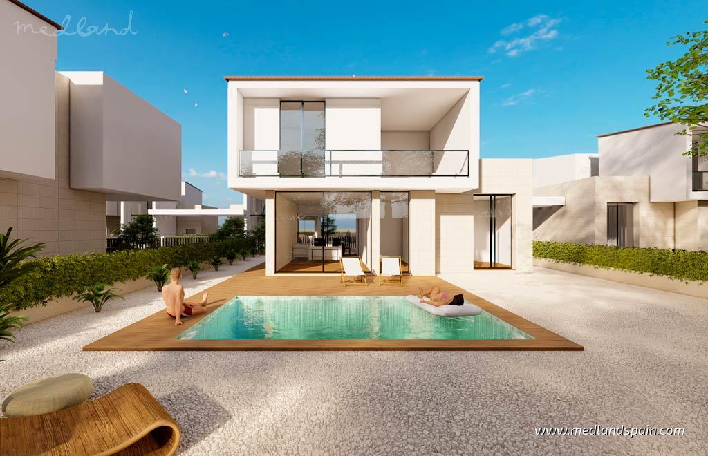 Villa i La Nucia, Alicante, Spanien 3 sovrum, 125 kvm. Nr. 108737