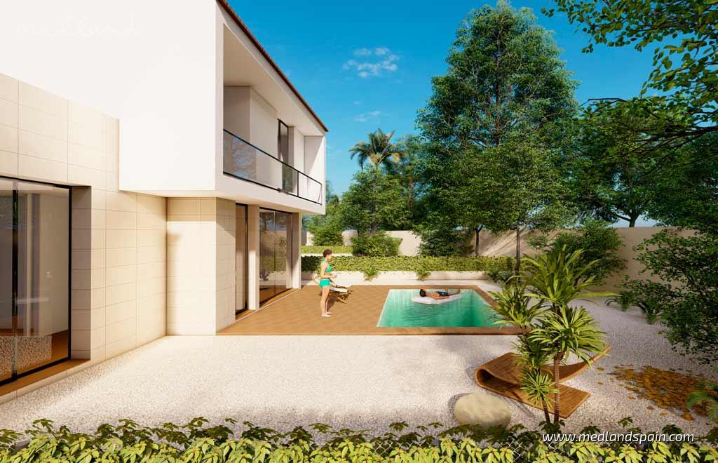 Villa i La Nucia, Alicante, Spanien 3 sovrum, 125 kvm. Nr. 108737