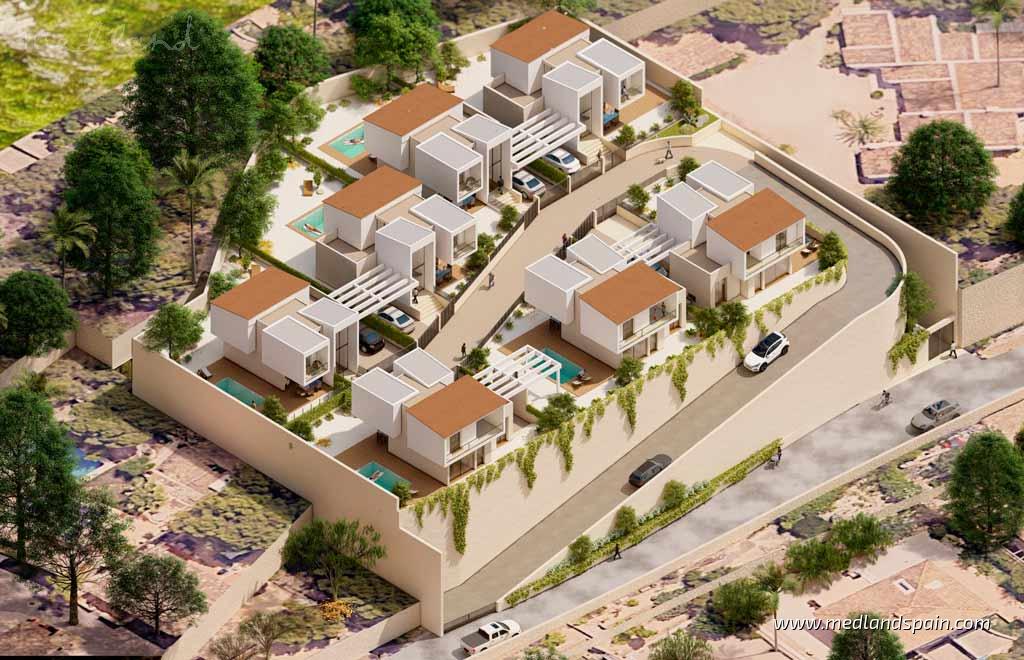Villa i La Nucia, Alicante, Spanien 3 sovrum, 125 kvm. Nr. 108737