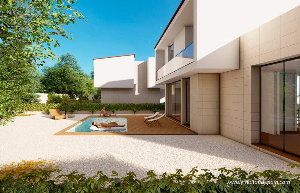 Villa i La Nucia, Alicante, Spanien 3 sovrum, 125 kvm. Nr. 108737