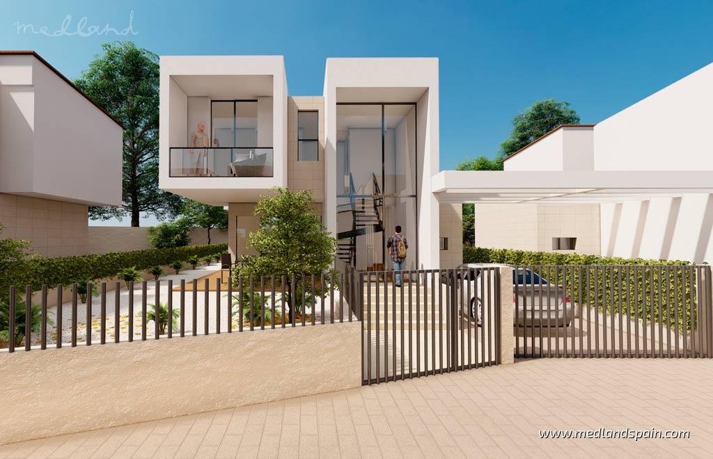 Villa i La Nucia, Alicante, Spanien 3 sovrum, 125 kvm. Nr. 108737