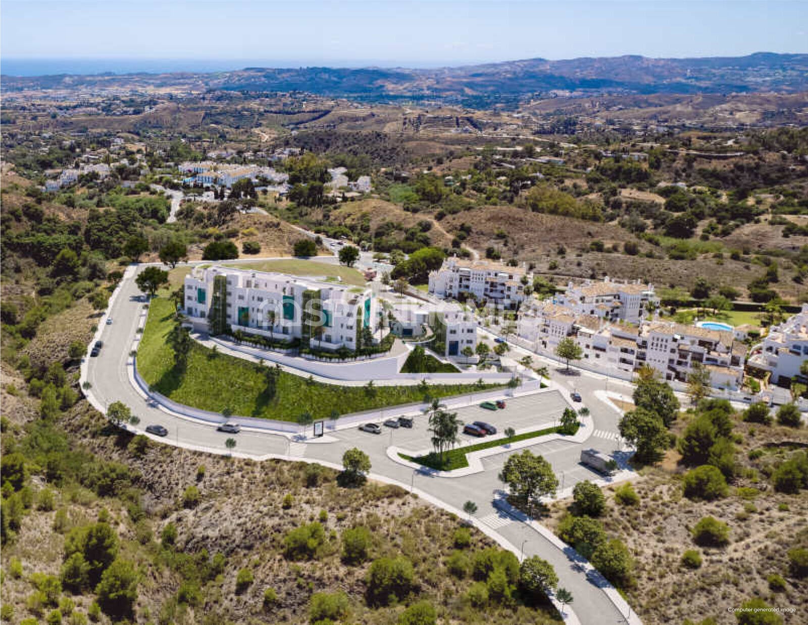 Penthäuser in Mijas, Malaga, Spanien 3 Schlafzimmer, 110 m2 Nr. 90513