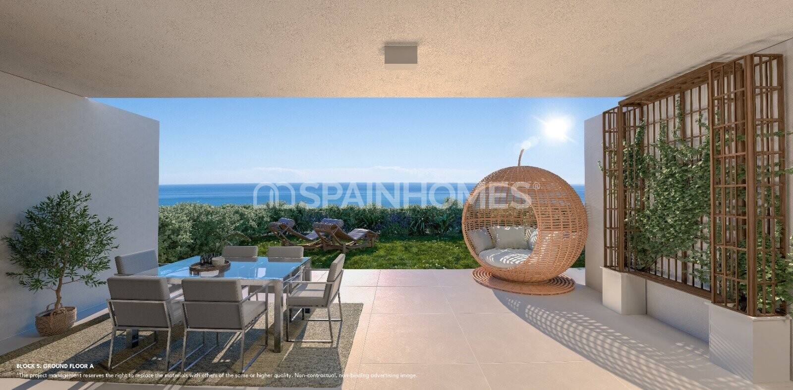 Penthäuser in Fuengirola, Malaga, Spanien 3 Schlafzimmer, 107 m2 Nr. 60497