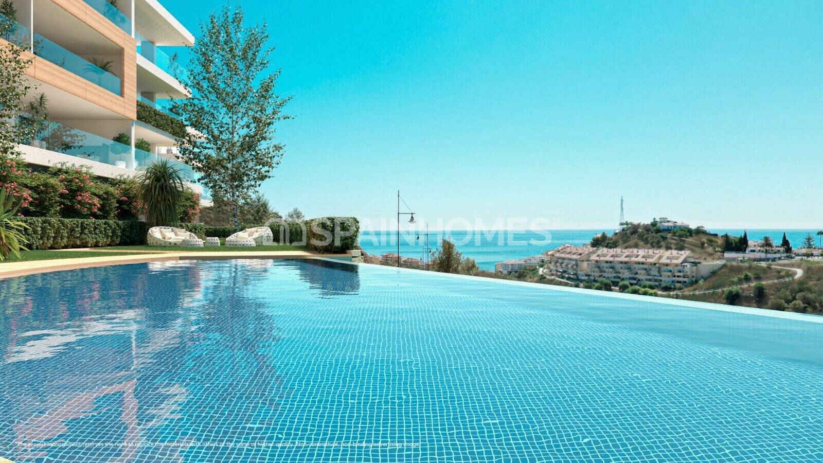 Penthäuser in Fuengirola, Malaga, Spanien 3 Schlafzimmer, 107 m2 Nr. 60497
