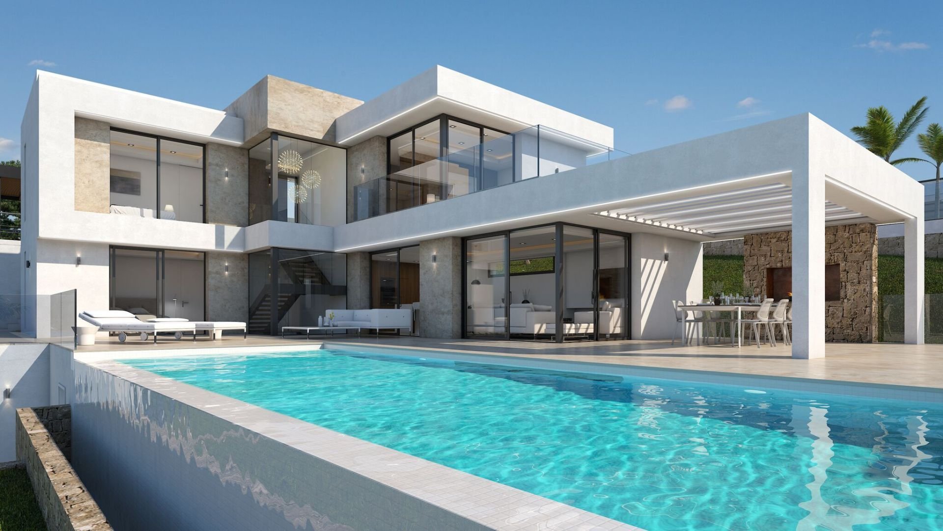 Villa i Javea, Alicante, Spanien 4 sovrum, 478 kvm. Nr. 95556