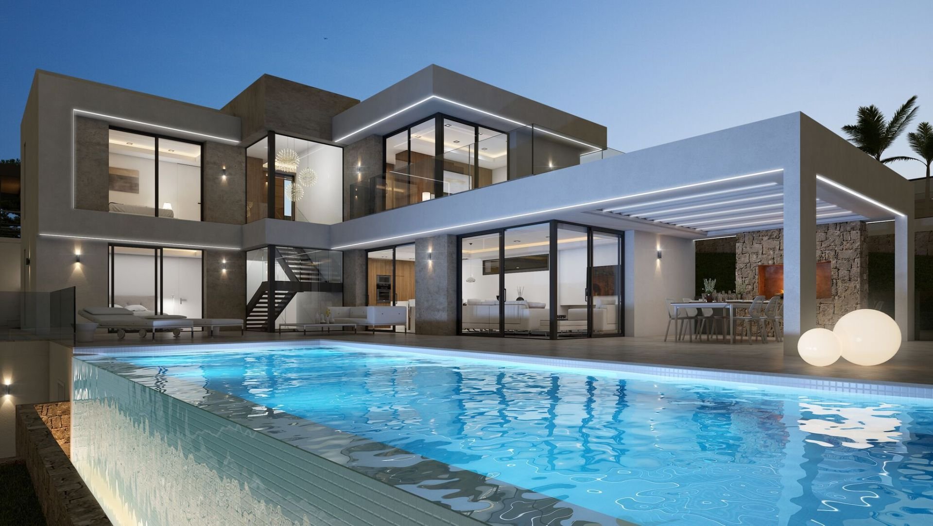 Villa i Javea, Alicante, Spanien 4 sovrum, 478 kvm. Nr. 95556