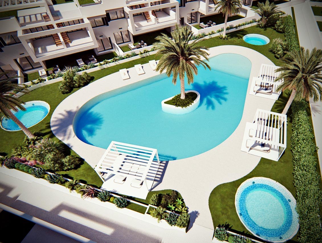 Apartment in Nueva Torrevieja, Alicante, Spain 2 bedrooms, 132 sq.m. No. 101619