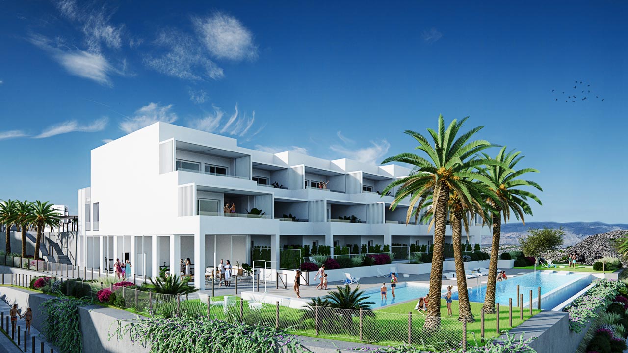 Apartment in Villajoyosa, Alicante, Spain 2 bedrooms, 76 sq.m. No. 101625
