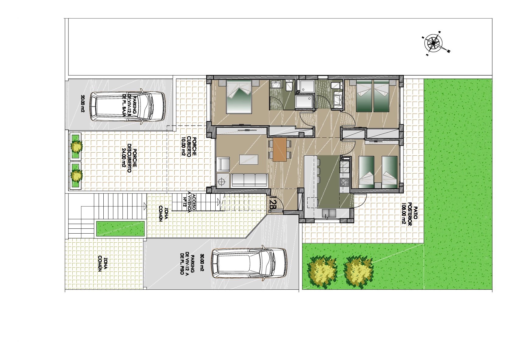 Dzīvoklis San Miguel de Salinas, Alicante, Spānijā 2 istabas, 164 m2 Nr. 95052