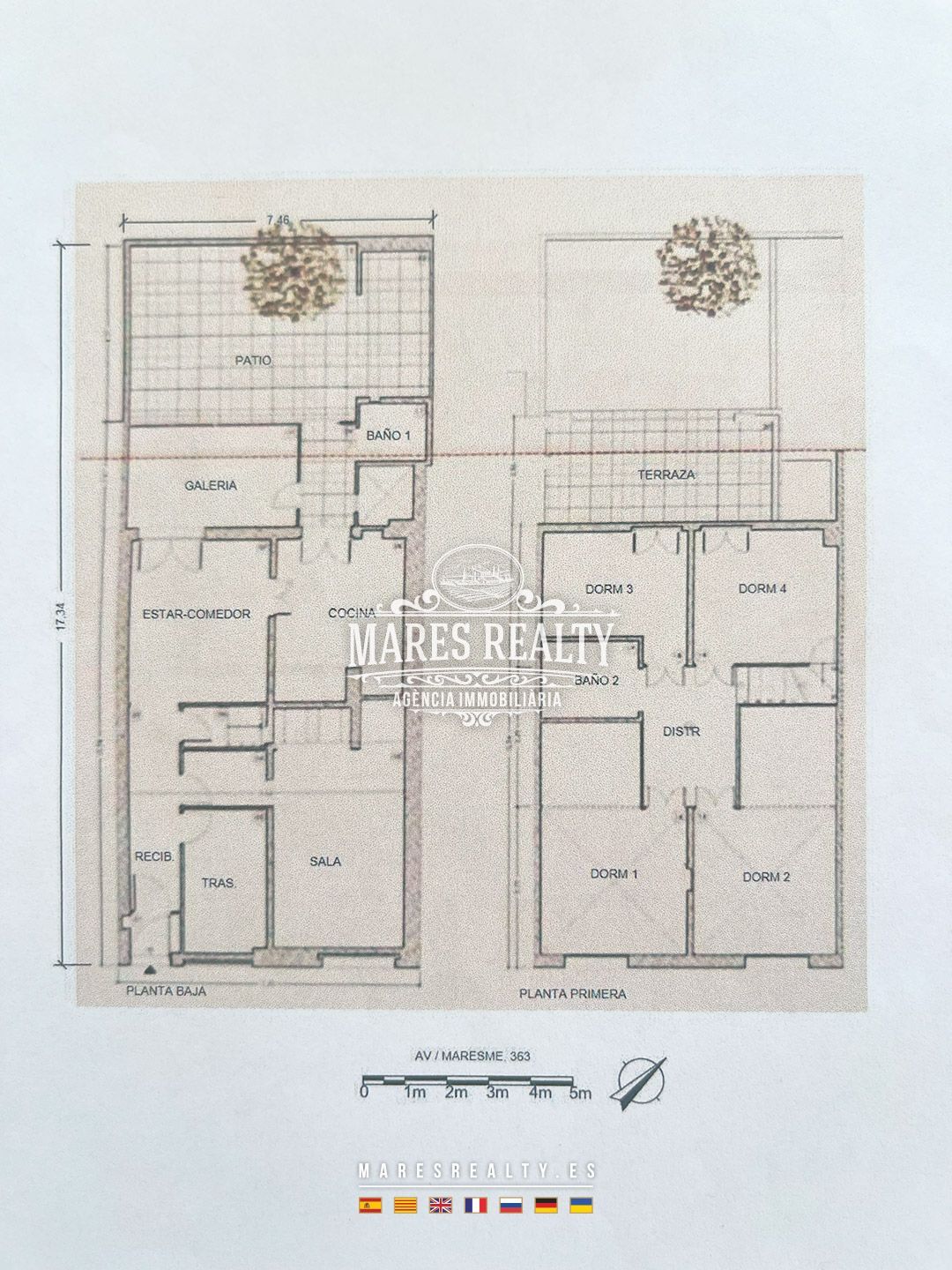 Villetta a schiera a Mataro, Barcelona, Spagna 4 camere da letto, 171 mq. N° 113242
