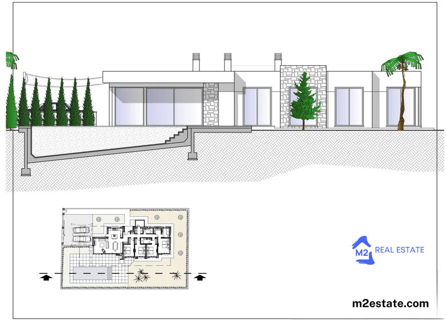 Villa in Calpe, Alicante, Spain 4 bedrooms, 453 sq.m. No. 88952