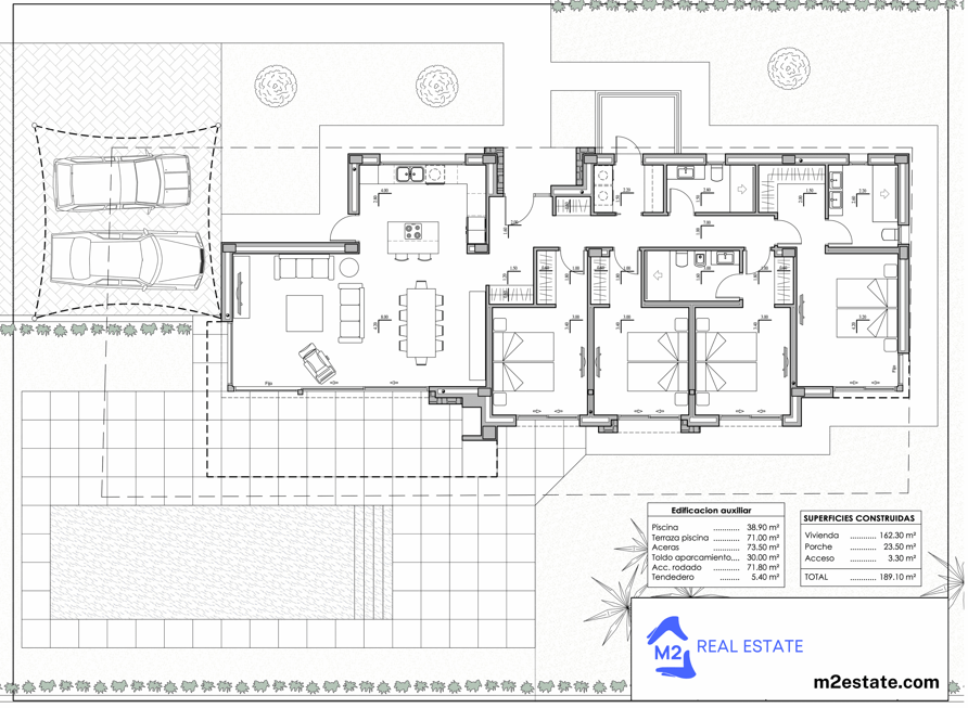 Villa in Calpe, Alicante, Spain 4 bedrooms, 453 sq.m. No. 88952