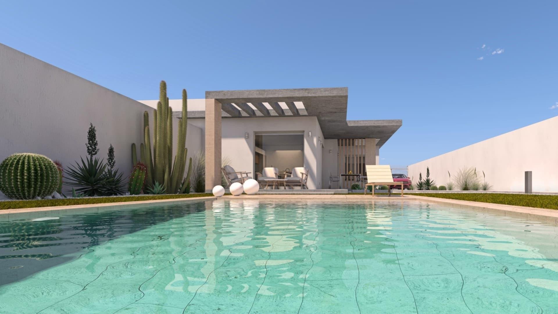Villa Santiago de la Ribera, Murcia, Spānijā 3 istabas, 107 m2 Nr. 111380
